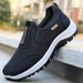 Euro Step Outdoor Men's Spring New Style Middle-aged And Elderly Casual Sports Single Shoes Comfortable Slip-on Loafers_vogvips.com