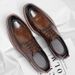 Business Large Size European Style Oxford Wenzhou Leather Men's Pointed Suit Shoes Men_vogvips.com
