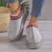 Popular Thick-soled Snow Boots For Women 2023 Autumn And Winter New Outer Wear Increased Height Plus Velvet Toe Half-mug Furry Shoes For Women_vogvips.com
