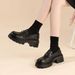 【Lightweight And Heel】Cameido Loafers For Women, Thick Sole 2025 Autumn British Style Small Leather Shoes, Deep Vamp JK Single Shoes_vogvips.com