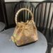 Women's Strappy Heels And Crystal Clutch Set Gold PU Mid Heel Square Toe Dress Shoes For Evening Glamorous Outfit_vogvips.com