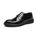 Euro Step Men's 2025 Spring New Korean Style Brogue Casual Trendy British Wedding White Leather Shoes For Men_vogvips.com