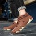 European Warm Series Top Layer Cowhide High-top Martin Cotton Shoes Octopus Autumn Winter Fleece-lined Unisex Outdoor Ankle Boots_vogvips.com