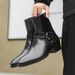 Men's Boots Chelsea Boots Pointed Thick Sole Height Increasing Dress Martin Boots_vogvips.com