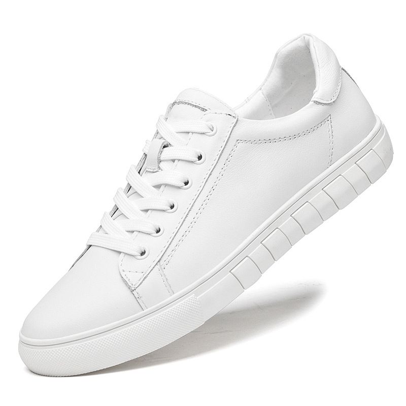 Men's Shoes First-layer Casual Board Shoes Trendy Men's European Station Trendy Little White Shoes_vogvips.com
