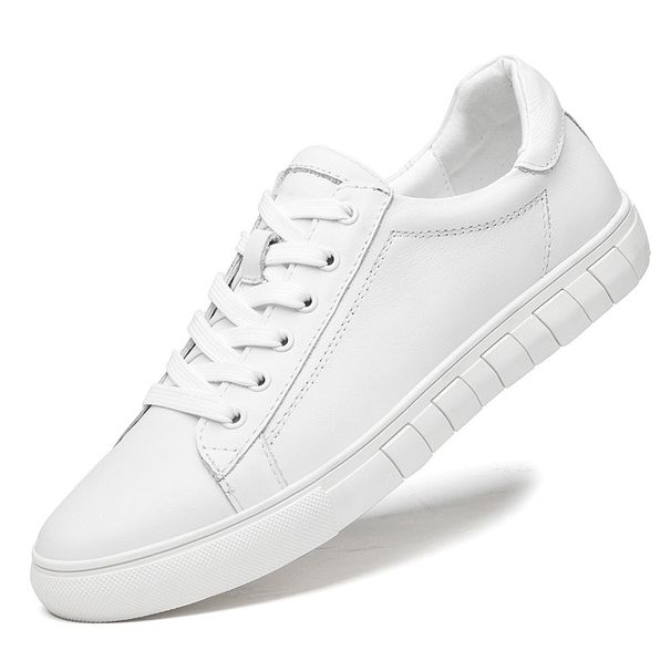 Men's Shoes First-layer Casual Board Shoes Trendy Men's European Station Trendy Little White Shoes_vogvips.com