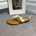 Women's Shoes Genuine Leather Roman Sandals – Vintage Style Flip Flops With Toe Post Design (Flat Summer Casual Shoes)_vogvips.com