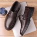 Middle-aged Genuine Leather Breathable Autumn New Thick-soled Casual Non-slip Soft-soled Slip-on Men's Shoes_vogvips.com