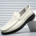 Unbeatable Quality Unbeatable Quality German Spring Bean Men's Soft Soled Leather Shoes Anti Slip And Lightweight Dad On Foot Driving Shoes, Loafers_vogvips.com