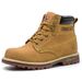 European Warm Series Tinggu Labor Protection For Men, Anti-Smash, Anti-Puncture, High-Top, Yellow Steel Toe, Non-Slip Safety Shoes,_vogvips.com