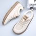 Vintage Mesh De Xun For Men 2025 Summer New Wide Toe White Men's Trendy Breathable Sports Casual Shoes_vogvips.com