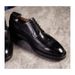 Men's Genuine Leather Brogue Oxford Shoes Business Formal Round Toe Wedding Dress Shoes For Gentlemen_vogvips.com