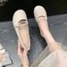 Fairy Shoes, Gentle Single Shoes, Women's Flat Soles, 100 With Skirts, Evening Shoes, Kick-off Beanie Shoes_vogvips.com