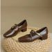 French Marie-Jean Shoes - 26 Spring/Summer New Style Fashion Low-Heeled Single Shoes_vogvips.com