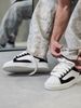 Numeris Shoes, Men's Casual Sneakers, Flat, Round Toe, Lace Up, Classic And Versatile Genuine Leather Sneakers._vogvips.com
