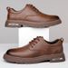 2024 Autumn New Business Casual Men's Work Large Head Durable Lace-up British Fashion Leather Shoes_vogvips.com