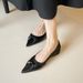 Inner Height Increase French Pointed Single Shoes Women's Autumn Shallow Mouth Beautiful Not Tired Foot Temperament Ladyshoes_vogvips.com