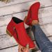 Women's Shoes Thick Bottom Solid Color Pointed Side Zipper Martin Boots For Women 2025 Spring And Autumn New Short Tube Women's Boots_vogvips.com