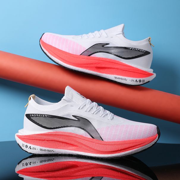 Feidian 5E Running Shoes 2025 Training Running Shoes High-quality Ultra-light Shock Absorption Rebound Carbonboard Racing Shoes_vogvips.com