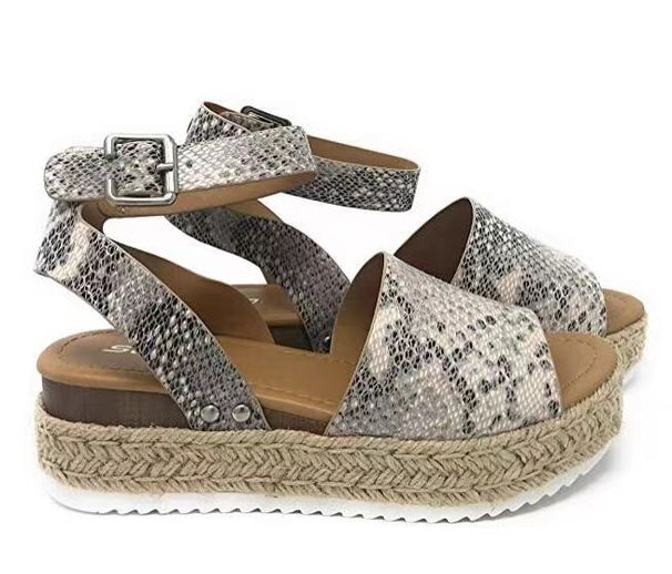 Women's Shoe SpotHot Selling Sandals Thick Soled Rope Platform Bottom Sandals For Women_vogvips.com