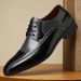 New Trendy Non-Slip Breathable Color-Block Business Work Men's Patchwork Casual Versatile Leather Shoes Men_vogvips.com