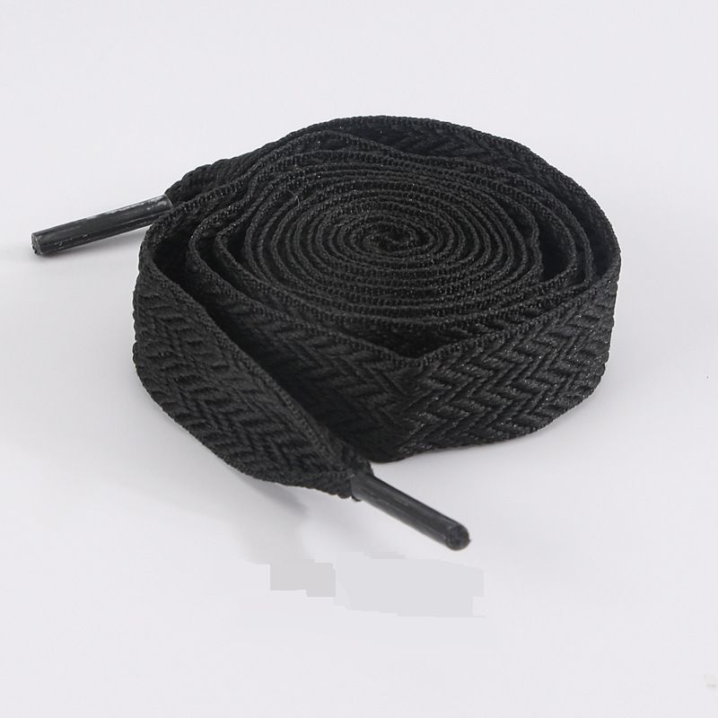 Shoe Accessories with a width of 1.5cm and trendy woven colorful wave pattern OLD ORDER exaggerated shoelaces_vogvips.com