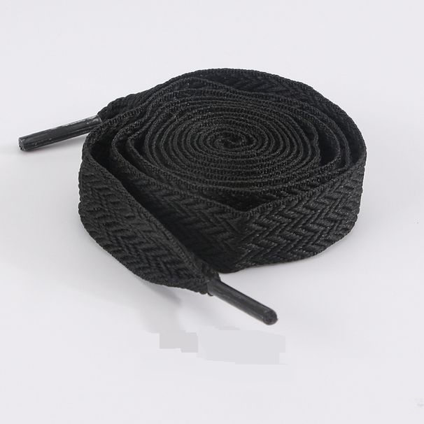 Shoe Accessories with a width of 1.5cm and trendy woven colorful wave pattern OLD ORDER exaggerated shoelaces_vogvips.com
