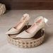 Red Wedding Shoes Bride Shoes Chinese Style Xiuhe Dress Wedding Dress Two Wear New Beautiful Flowers Fine Heel Heels Not Tired Feet_vogvips.com