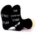 Mid-tube socks Cotton socks sole letter non-slip adhesive creative socks_vogvips.com