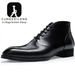 European Warm Series British Genuine Martin Mid-Calf Men's High-Top Shoes Zipper Ankle Leather Guangzhou Boots_vogvips.com