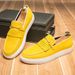 New Fashion Genuine Leather Retro Business Men's Casual Shoes Black Daily Office Loafers One-step Driving Party Dress Wedding Men's Shoes_vogvips.com