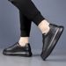 Genuine Leather Men's Board New Comfort Brand Styles Black And White Thick Soled Comfortable Shoes Luxury Hot Selling_vogvips.com