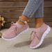 SHLIANG New Women's Vulcanized Shoes Fashion Women Orthopedic Sneakers Mesh Breathable Shoes Versatile Female Shoes Y0193_vogvips.com