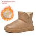 Women's Winter Snow Boots With Fleece Lining - PU Leather Waterproof Slip-Resistant Comfortable Casual Shoes For Cold Weather_vogvips.com