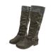 High Tube Foreign Trade Plus Size Martin For Women, New Autumn Winter Square Heel Side Zipper European And_vogvips.com
