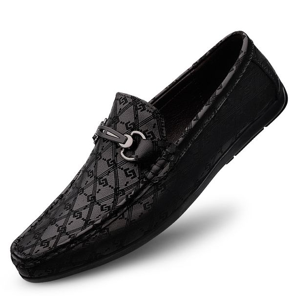 Casual Loafers Casual Shoes Flat-soled Small Leather Shoes Low-top Foot Cover_vogvips.com