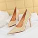 Luxury Satin Pointed-Toe Stiletto Heels - Elegant High Heel Pumps For Women (Sizes 34-43) Pointed Toe High Heeled Shoes For Women_vogvips.com
