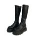 Gothic Style Shoes 2024 Autumn Elastic Punk Short For Women Internet Celebrity Small Tall Thick Sole Height Increasing_vogvips.com