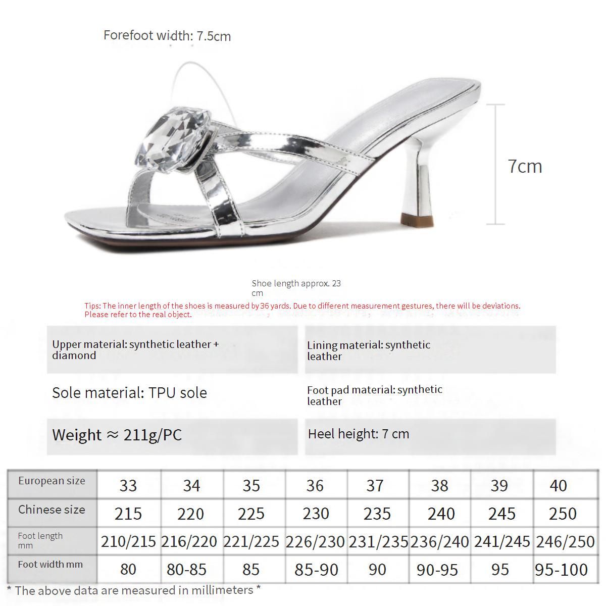 Cameido Women's Silver PU Rhinestone Wedding Party Elegant High - Heeled Shoes CD46828_vogvips.com