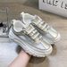 Height Increasing Women's Summer Thick Soled Sponge Heel Breathable Mesh Casual Sports White Dad Shoes_vogvips.com