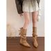 2026 Wasteland Hot Girl Western Cowboy For Women Autumn New Fashion Versatile Casual Slimming Stacked Long Boots_vogvips.com