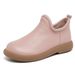 Top Layer Cowhide For Women 2024 Winter New Fleece-Lined Warm Women's Martin Boots Soft Sole Genuine Leather Flat Cotton_vogvips.com