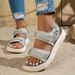 Women's Velcro 2026 New Summer Outdoor Trendy Shoes For Women Casual Teenage Beach Sandals_vogvips.com