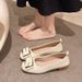 Doudou Shoes Women's Spring And Autumn Soft-soled Single Shoes Small Women's Shoes One Pedal Shallow Leather Shoes Children_vogvips.com