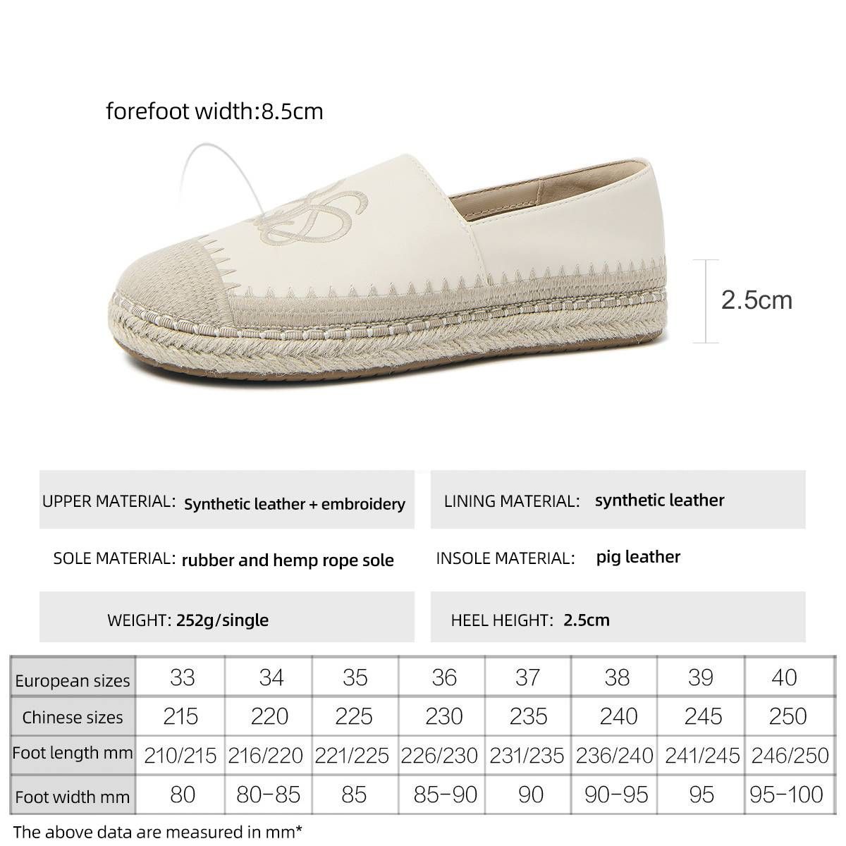 Cameido Women's Fisherman Shoes. Slip-on Shoes For Spring 2025, Comfortable With Soft Uppers. Slip-on White Shoes, Deep-mouthed Flat Single Shoes._vogvips.com