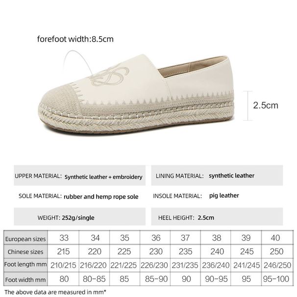 Cameido Women's Fisherman Shoes. Slip-on Shoes For Spring 2025, Comfortable With Soft Uppers. Slip-on White Shoes, Deep-mouthed Flat Single Shoes._vogvips.com