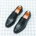 New Fashion Men's British Black Business Casual Loafer Shoes Daily Driving Office Leather Shoes One Foot Pedal Lazy Brown Banquet Dress Wedding Men's_vogvips.com