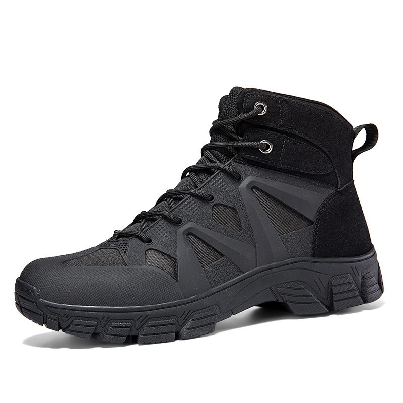 Combat Boots, Army Fanatics' Tactical Boots, Men's Outdoor Climbing Boots, High-top Men's Combat Training Boots, Trail Climbing Boots_vogvips.com