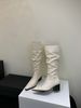 Spicy Girl Pointed Toe Ruched Women Long Tube Riding High Over-the-Knee 2025 New Thick Heel Slouch Boots_vogvips.com