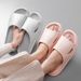 Slippers Women For Men At Home, Couple Cool Indoor One Line Slippers, Bathroom, Shower Slippers_vogvips.com